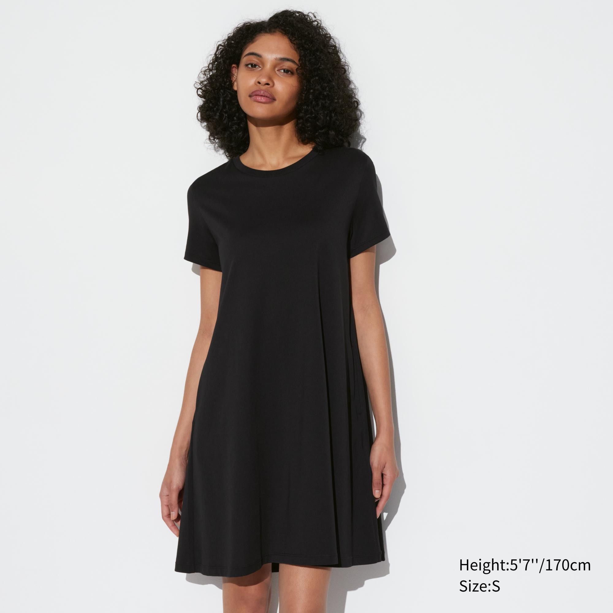 AIRism Cotton Short Sleeved Mini Dress | UNIQLO GB