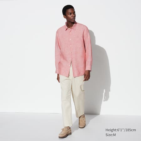 Pink Shirt with White Trousers