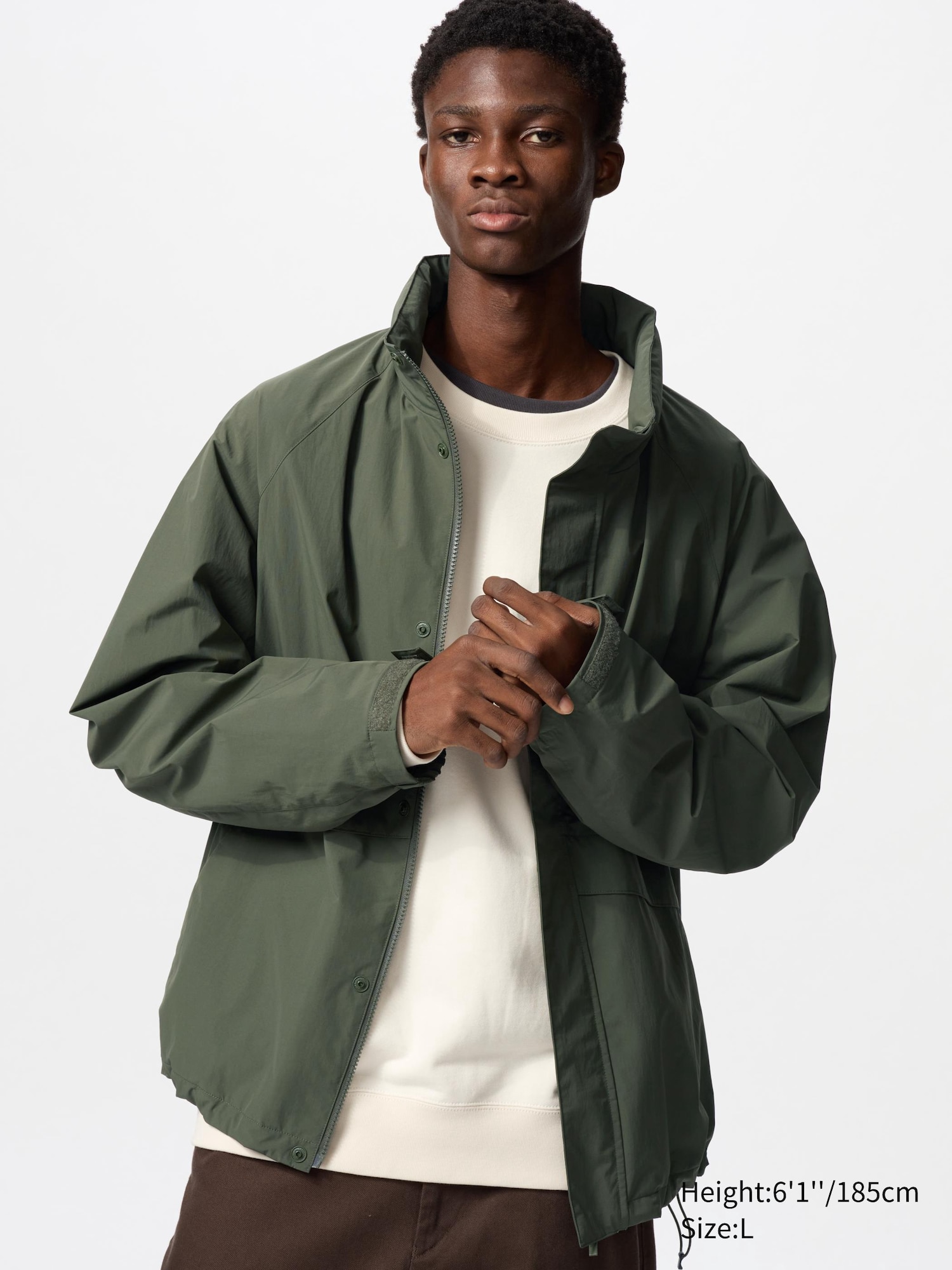 Blouson Coupe Vent Col Montant pour Homme UNIQLO FR