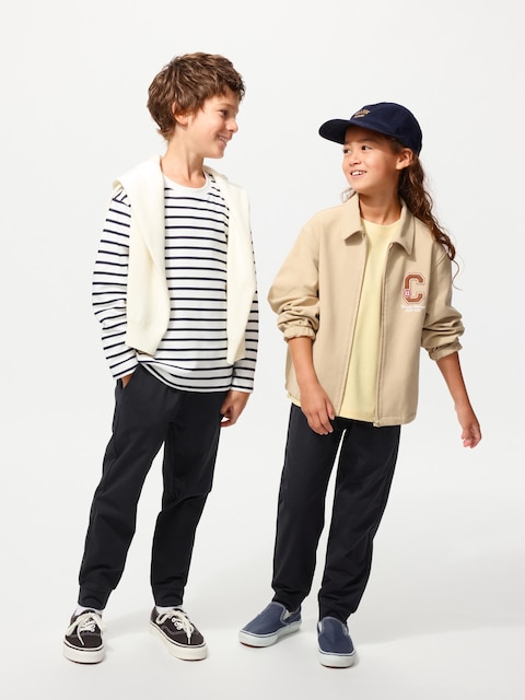 Uniqlo - Pantalón Jogger Ultraelástico Deportivo - 5-6 Años (120Cm) Negro Unisex Niño