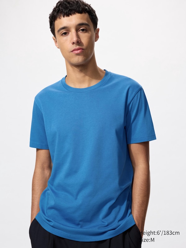 Men's DRY Colour Crew Neck T-Shirt UNIQLO LU