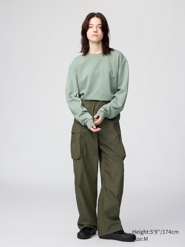 AIRism Cotton Crew Neck T-Shirt (Long Sleeve)