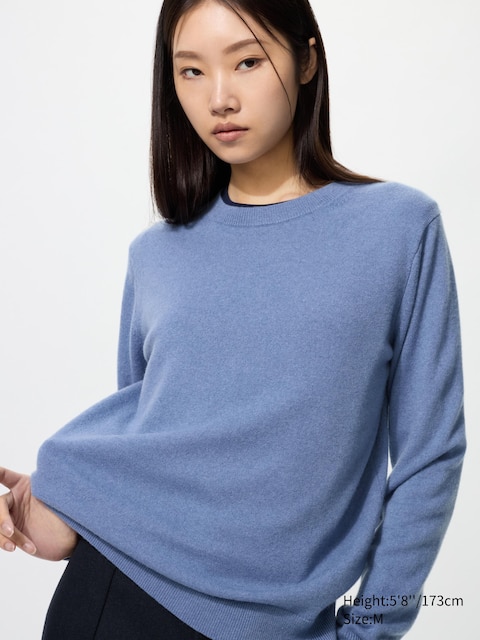 Uniqlo - Pull 100% Cachemire - Bleu - Xs