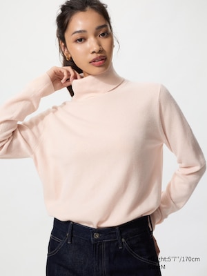 100% Cashmere Turtleneck Jumper
