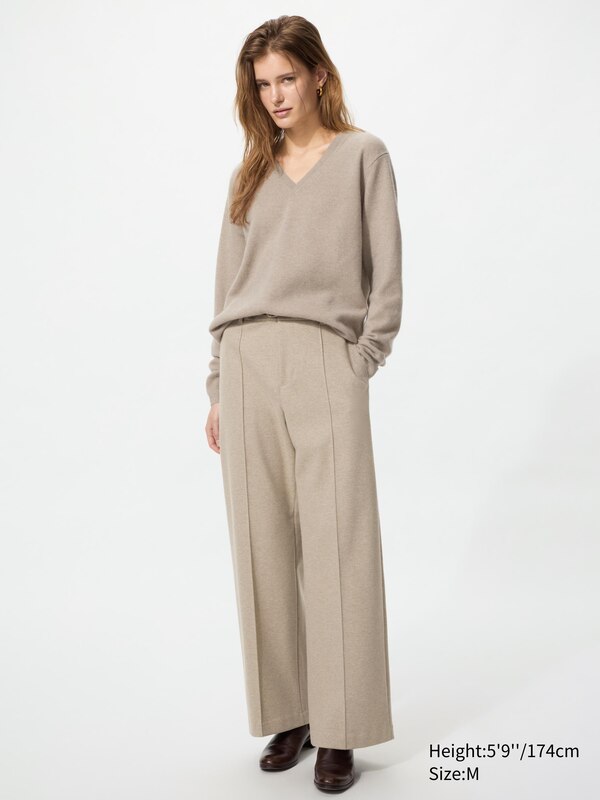 100% Cashmere V Neck Jumper