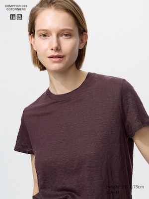 T-shirt 100% Lino Girocollo