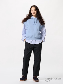 Pantalon 7/8ème relax en coton