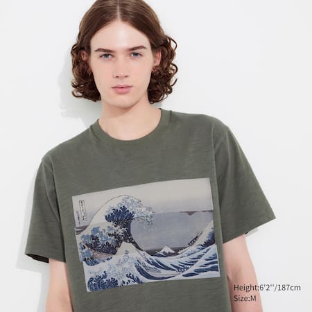 Hokusai Remixed UT Bedrucktes T-Shirt