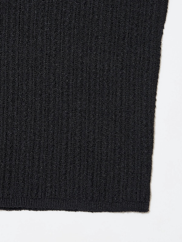 Lace Key Neck Short Jumper (Half Sleeve)