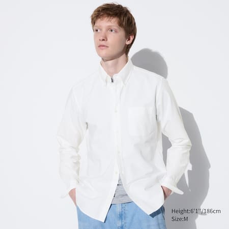 Slim Fit Oxford Shirt (Regular Collar)