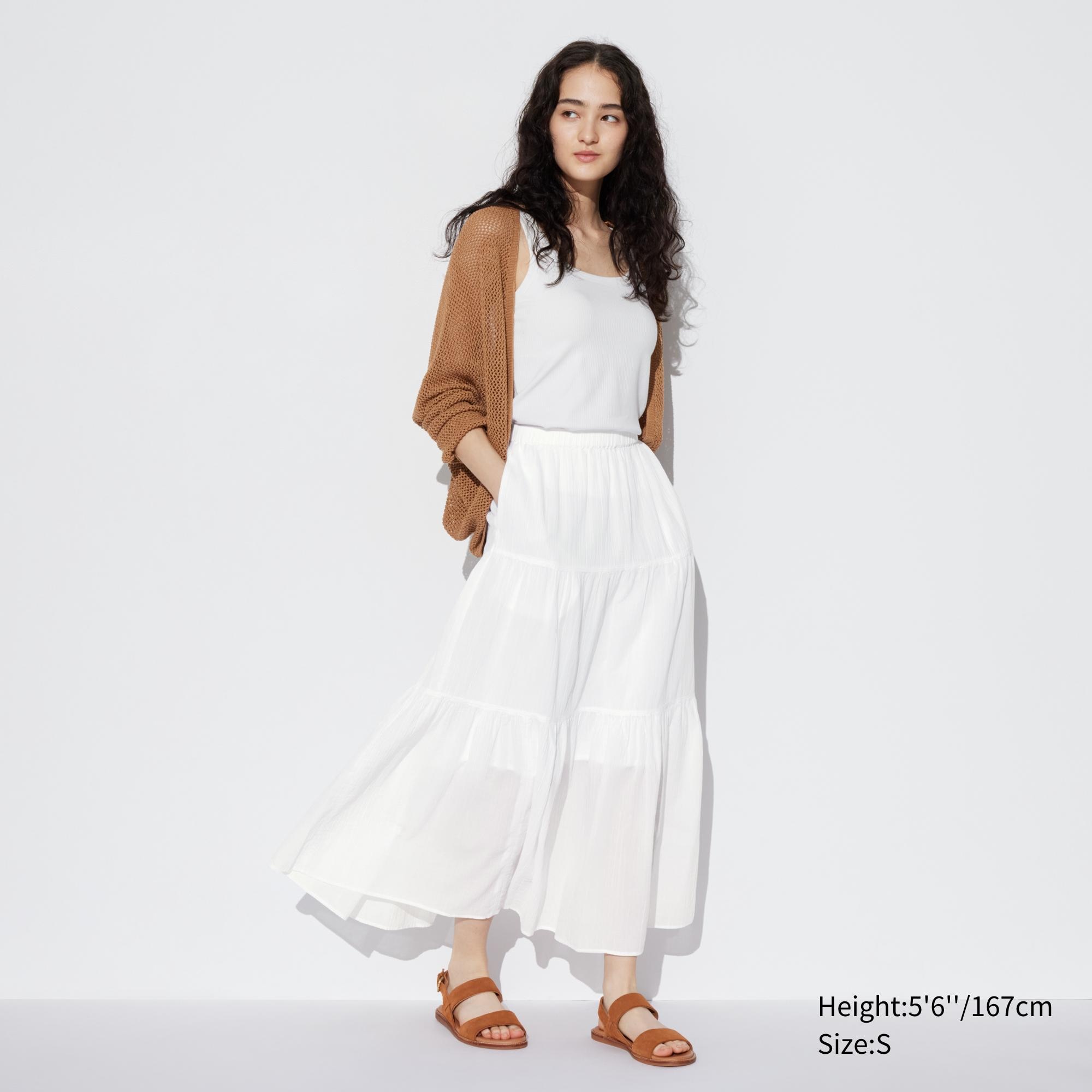 Long skirt outlet uniqlo