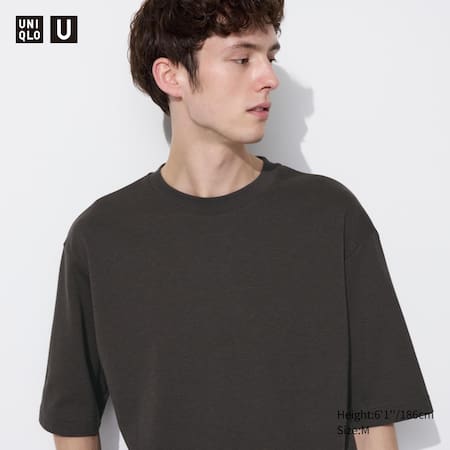 T-Shirt Oversize en Coton Rayé AIRism