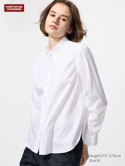 Cotton Blend Shirt (Frill)