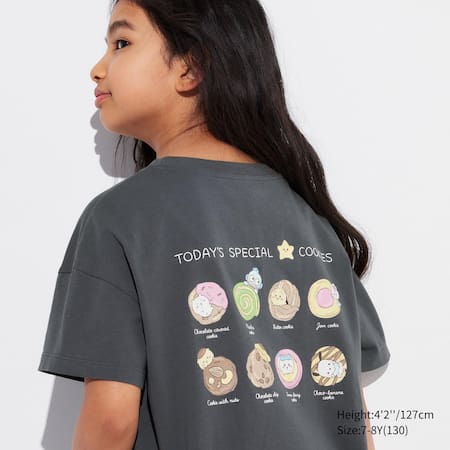 Kinder Chiikawa x Sanrio UT Bedrucktes T-Shirt
