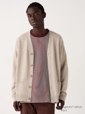 Lambswool V Neck Cardigan