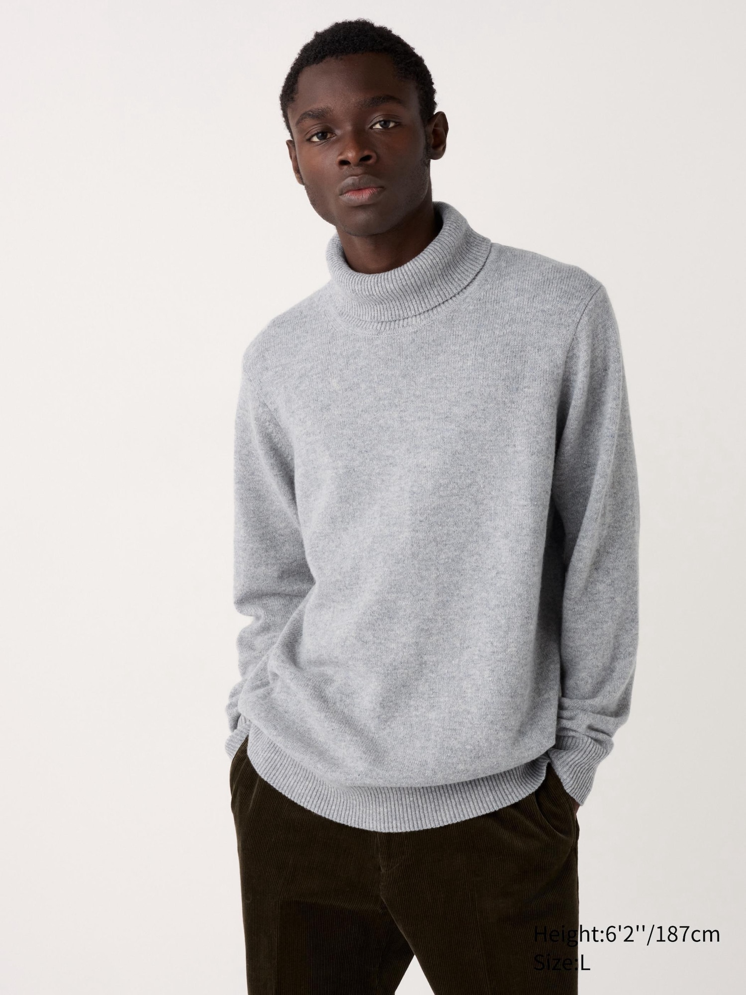 Pull en Laine Col Roule pour Homme UNIQLO FR