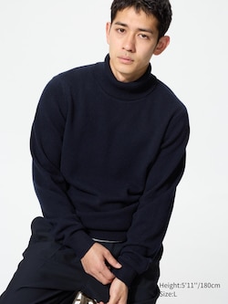 100% Lambswool Turtleneck Jumper