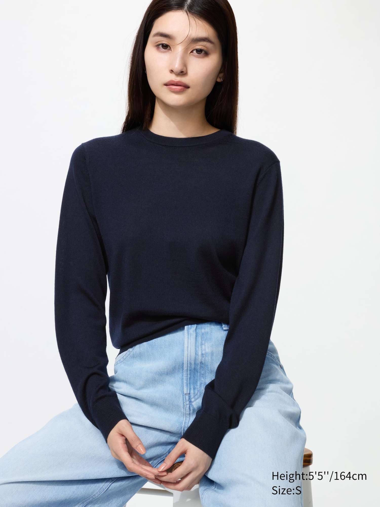Linea 【 Merino Crew Neck Jumper Women 】 ファッション レディースファッション トップス その他トップス レディース Women's Merino Wool Sweater Crewneck Long Sleeve Pullover