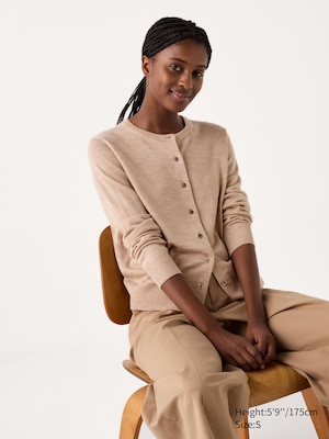 100 % Merinowolle Strickjacke