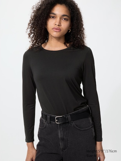 HEATTECH Crew Neck T-Shirt (Long Sleeve)