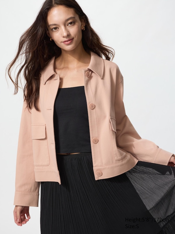 Jersey Jacke (Relaxed Fit)