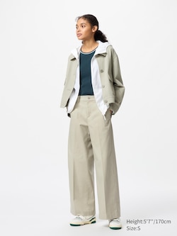 Wide Chino Trousers
