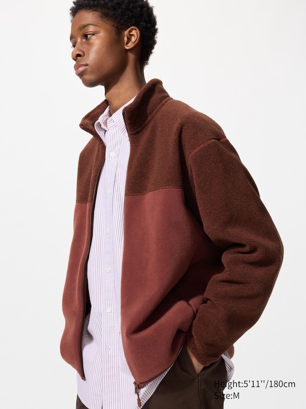 Fleece Full-Zip Jacket (Colour Block)