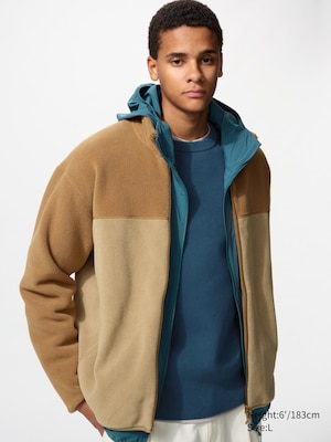 Fleece Vest met Rits (2-Kleurig)