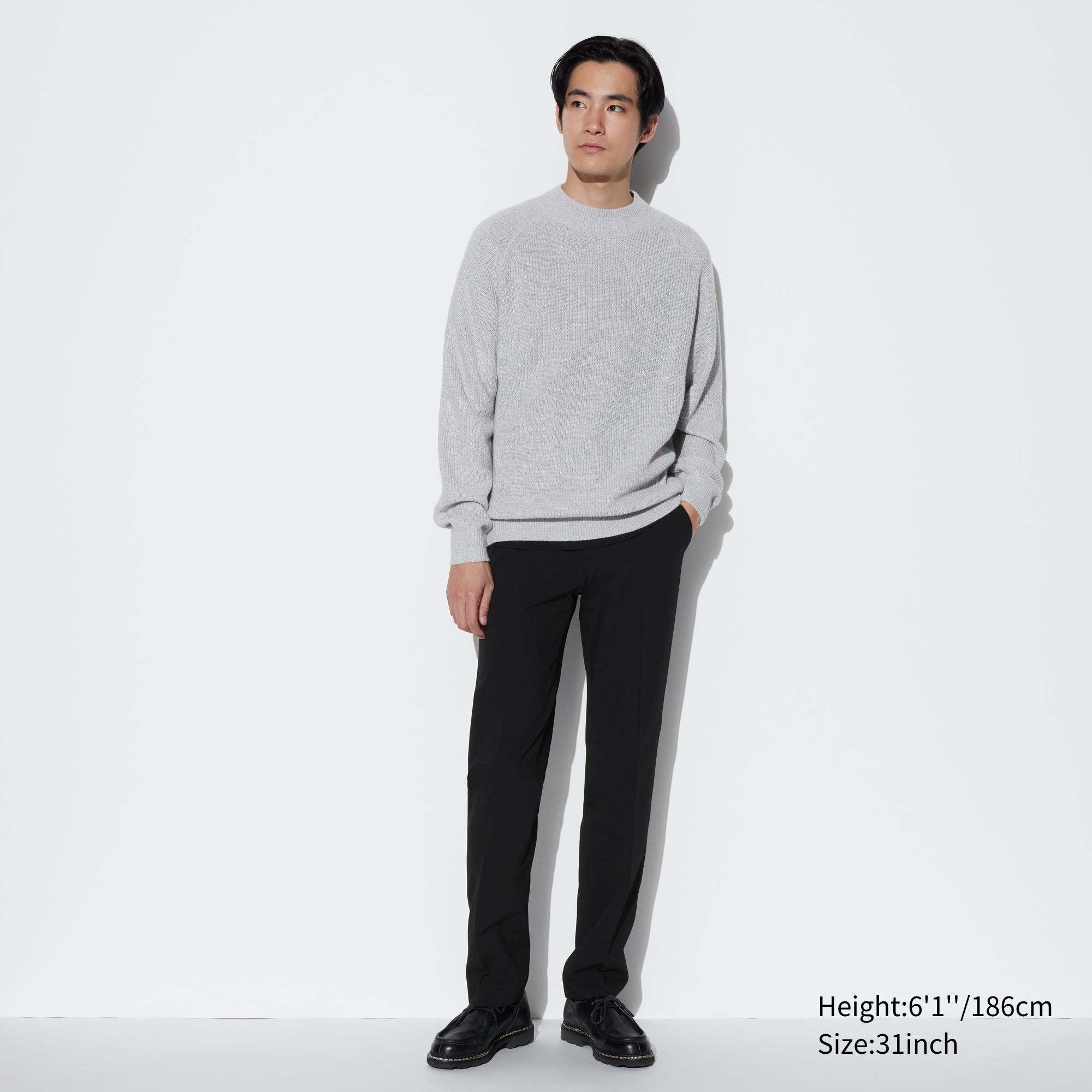 Smart Wool-Like Ankle Length Trousers (Long)