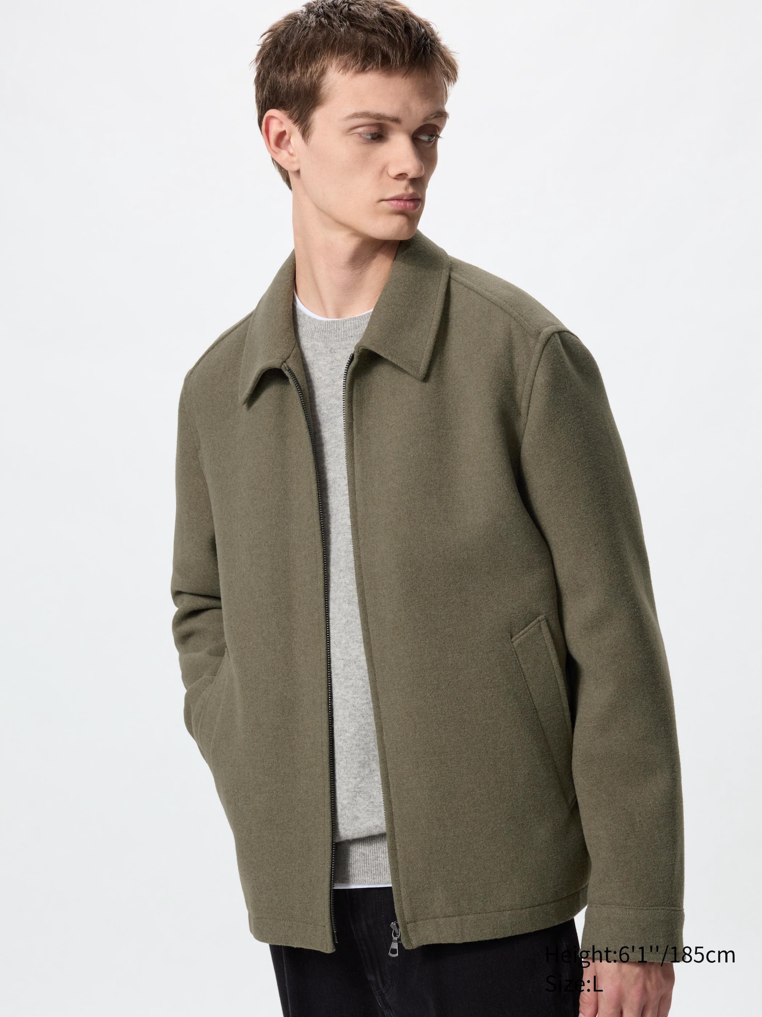 Blouson court homme hiver sale