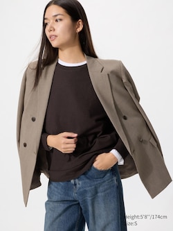 Soft Knit Fleece Crew Neck T-Shirt