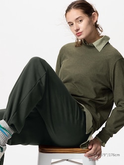 Soft Knit Fleece Crew Neck T-Shirt