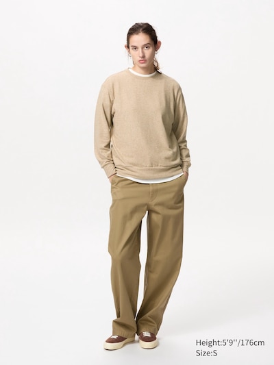 Soft Knitted Fleece Crew Neck T-Shirt