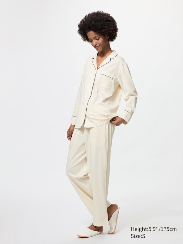 AIRism Cotton Pyjamas (Long Sleeve)