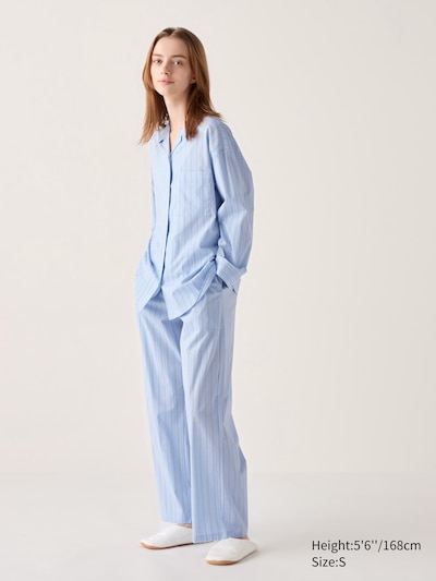 Cotton Blend Pyjamas (Stripe)