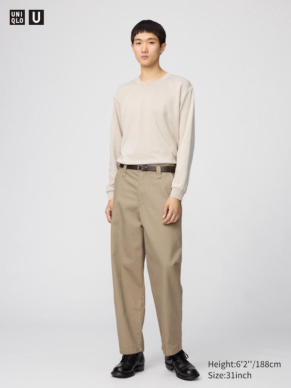 Wide Chino Trousers
