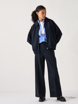 Brushed Jersey Wide Trousers