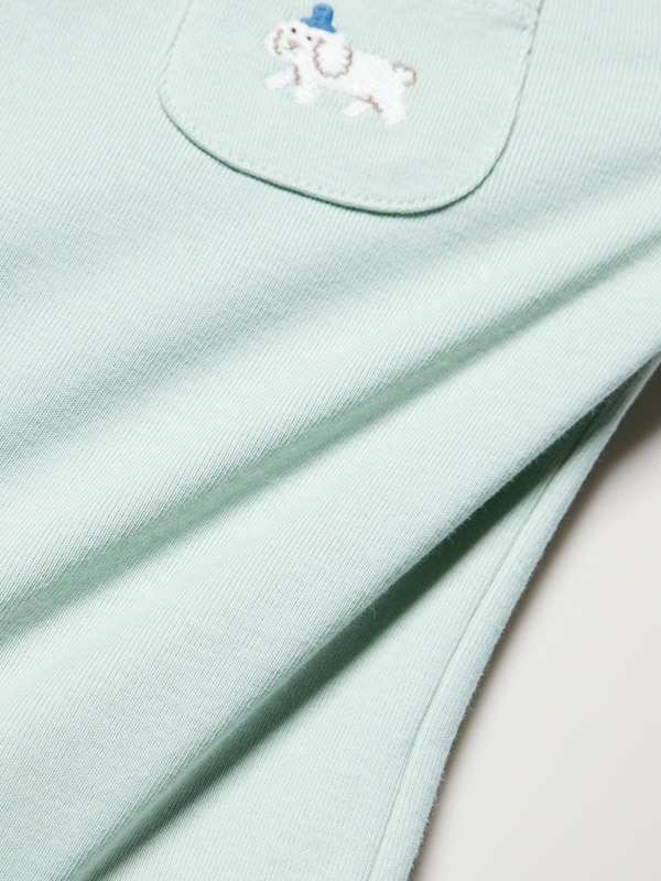 T-Shirt Col Rond Manches Longues