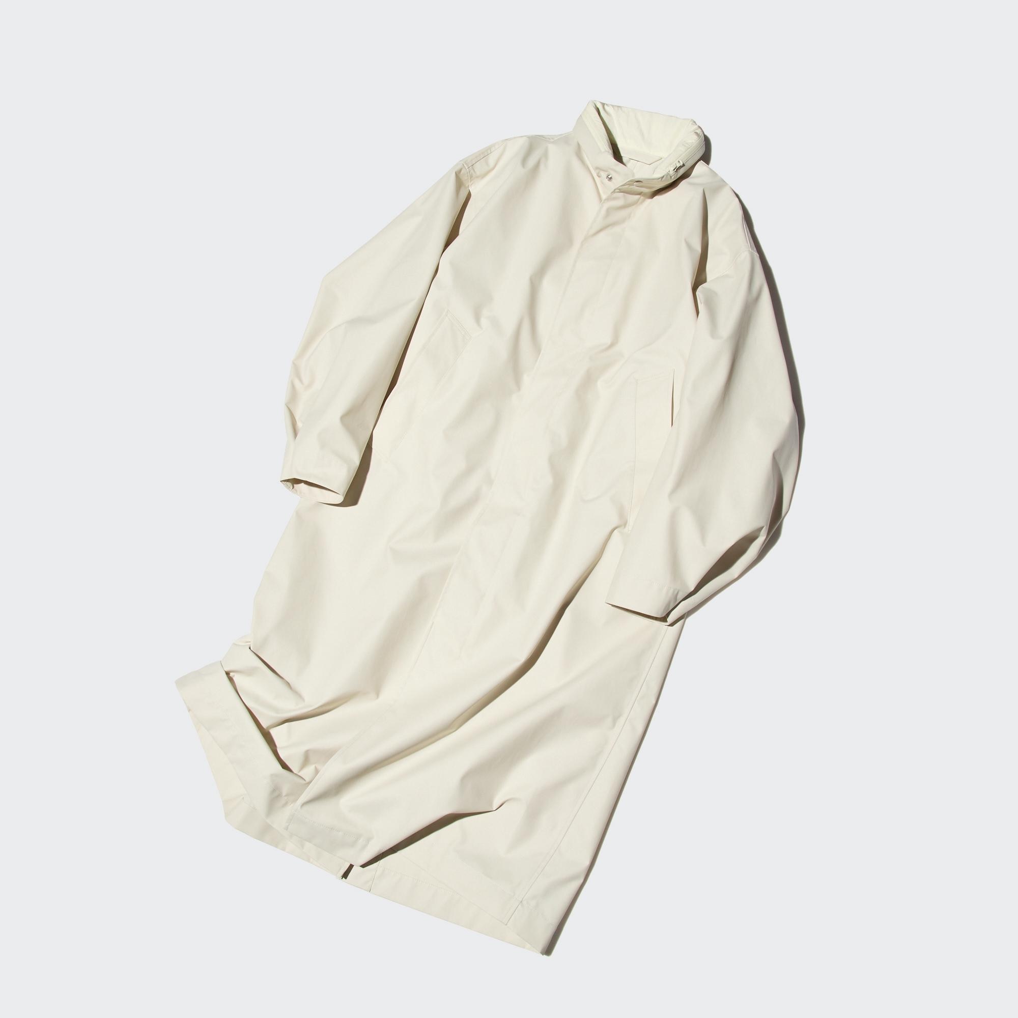 Manteau Trench Court Femme Uniqlo - Coton, Couleur Paon/sable/marron, Imperméable, Neuve Avec étiquettes