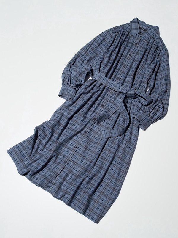 Hemdkleid (Gürtel, kariert)