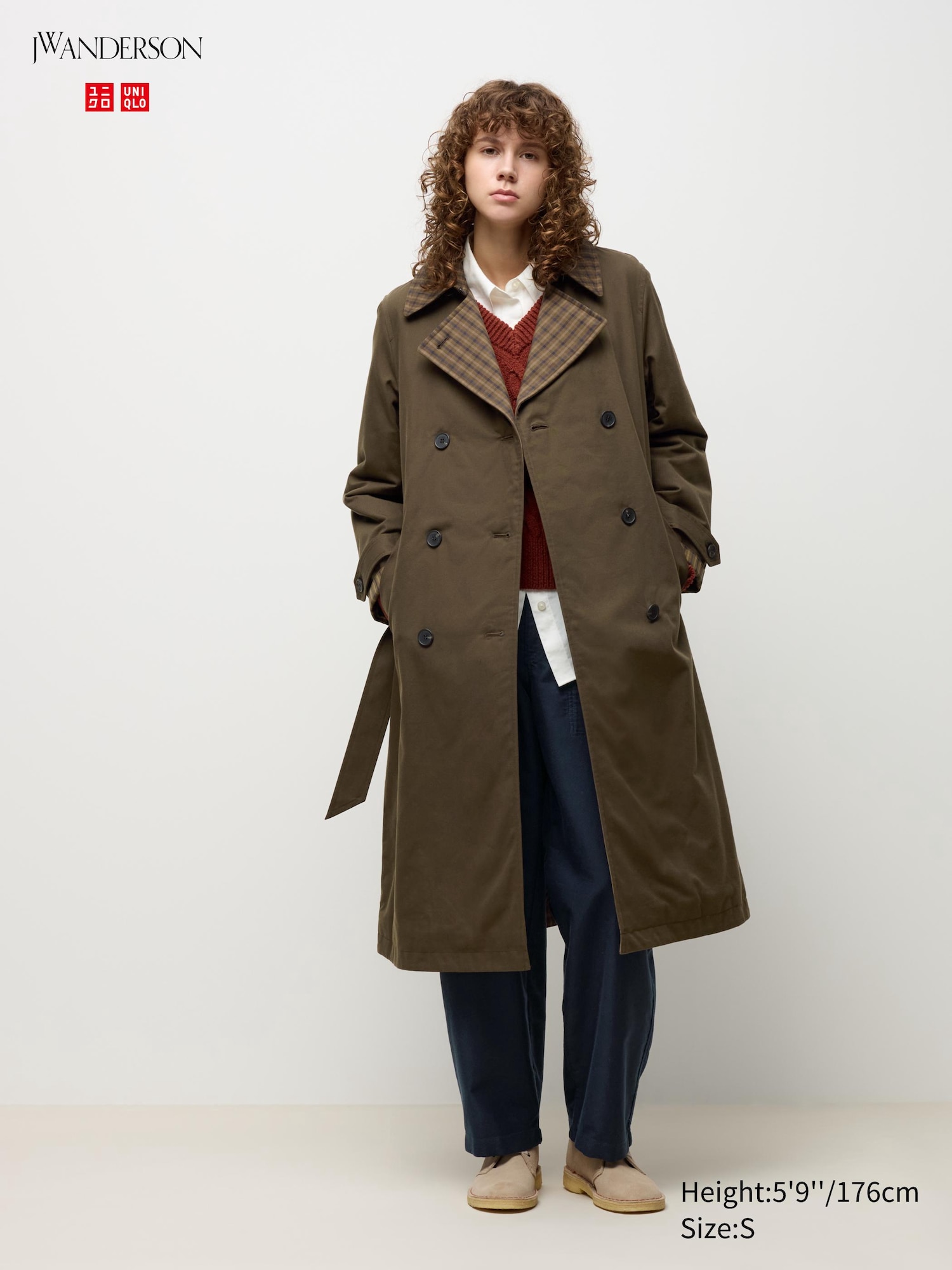 JW Anderson x deals Uniqlo reversible trench coat