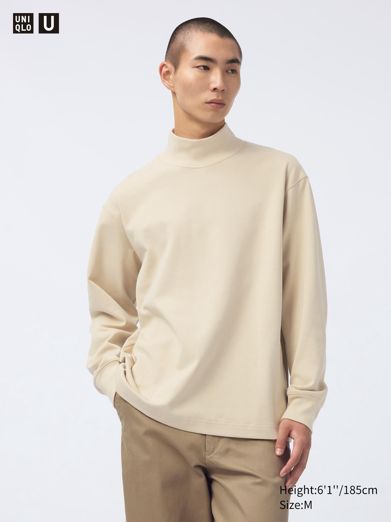 Men's long sleeve mock turtleneck t shirts hotsell