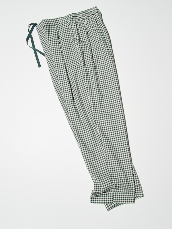 Pantalon en Flanelle (à Petits Carreaux)