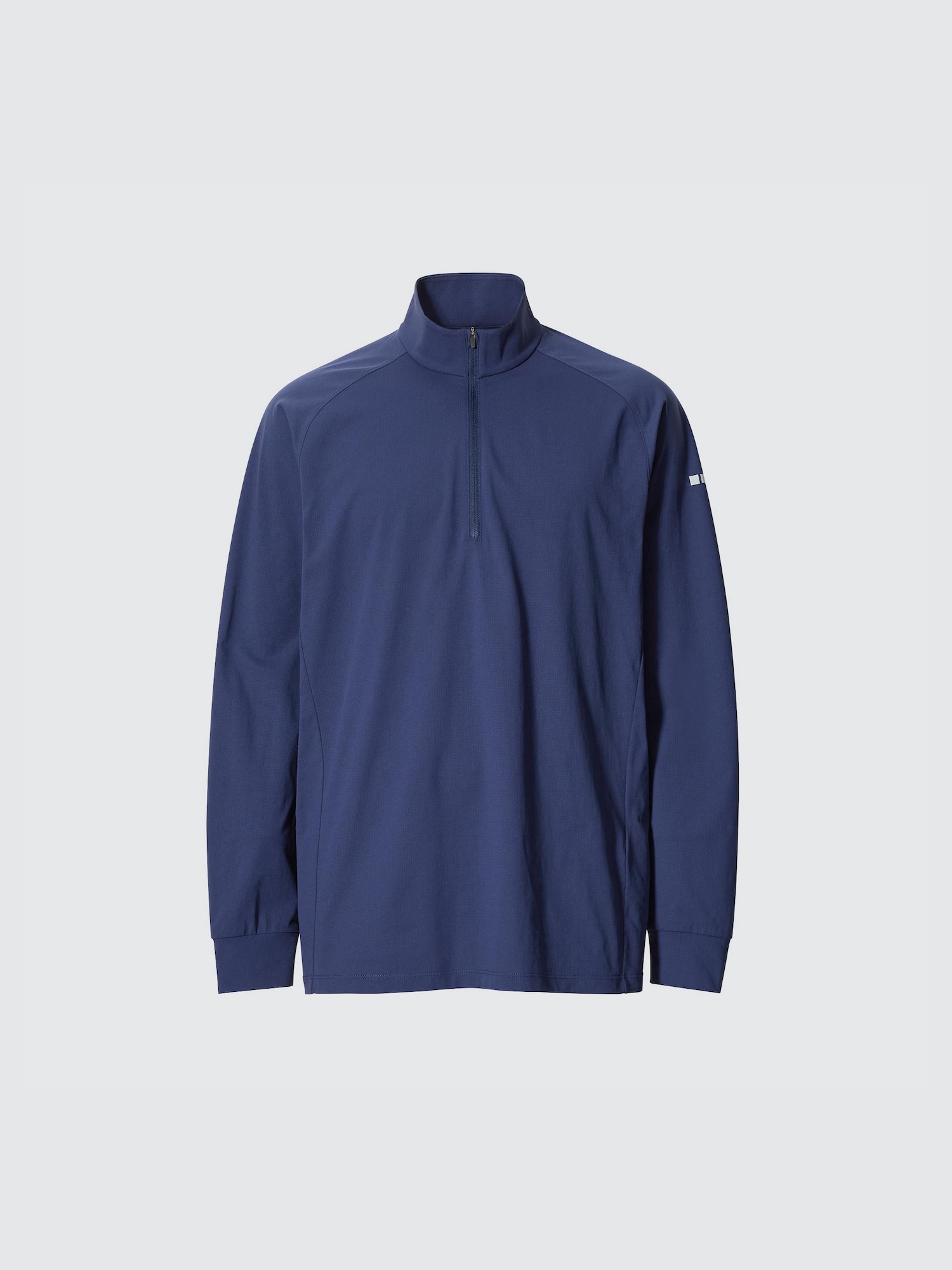 Men's DRY-EX UV Protection Half-Zip T-Shirt (Long Sleeve) | UNIQLO BE