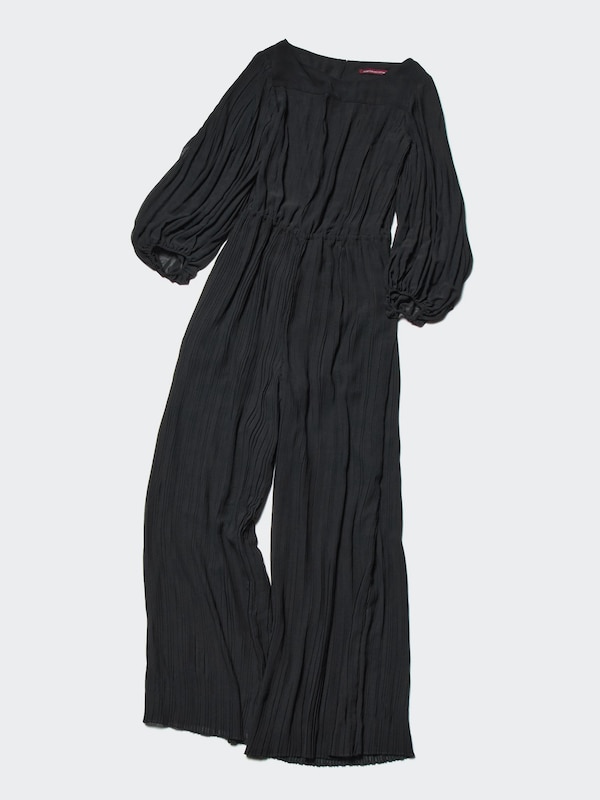 Pleated Chiffon Jumpsuit