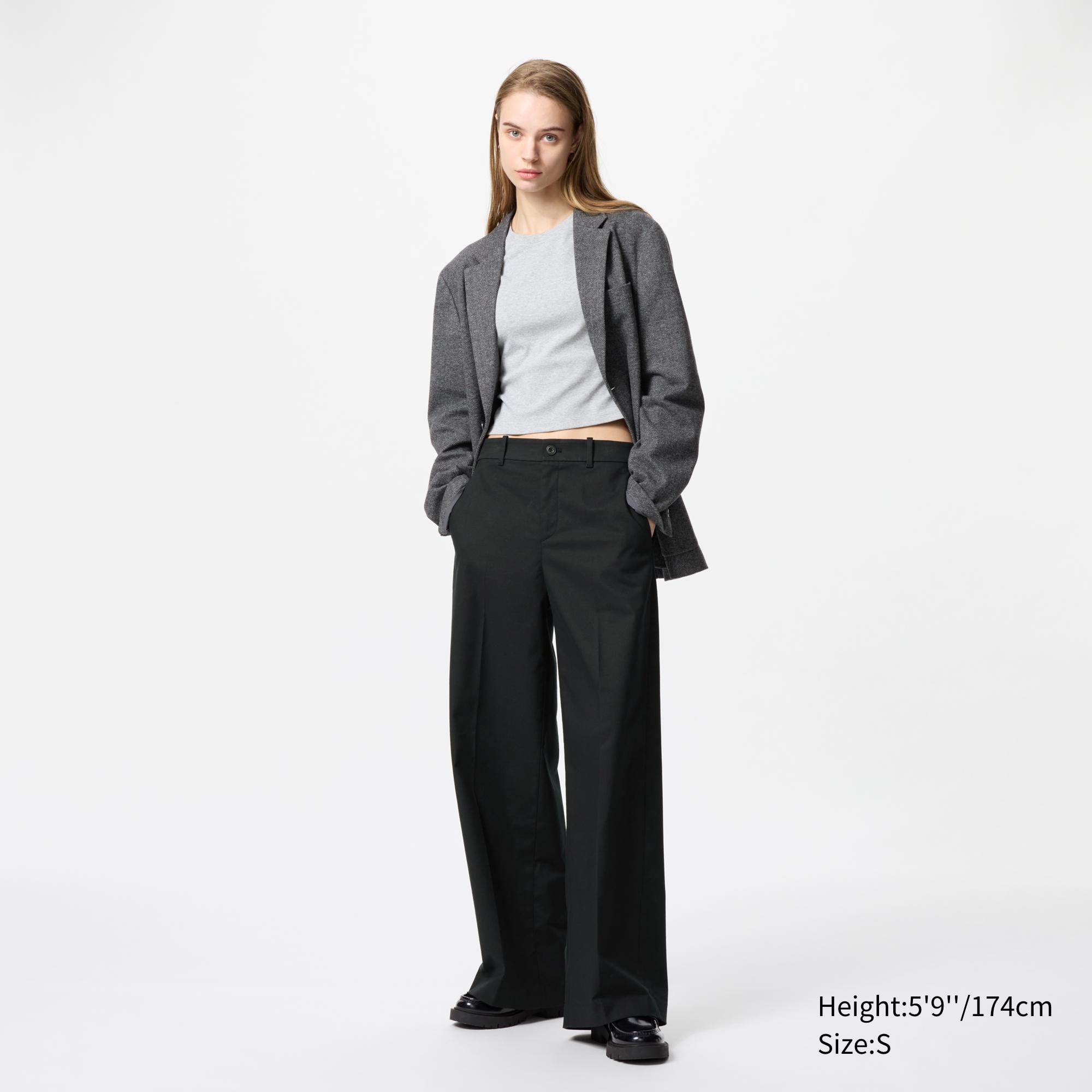 Wide chino trousers
