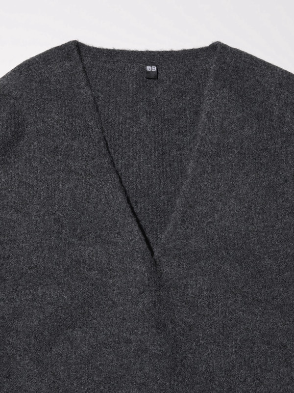 Chaleco punto suave cuello pico (Soufflé)