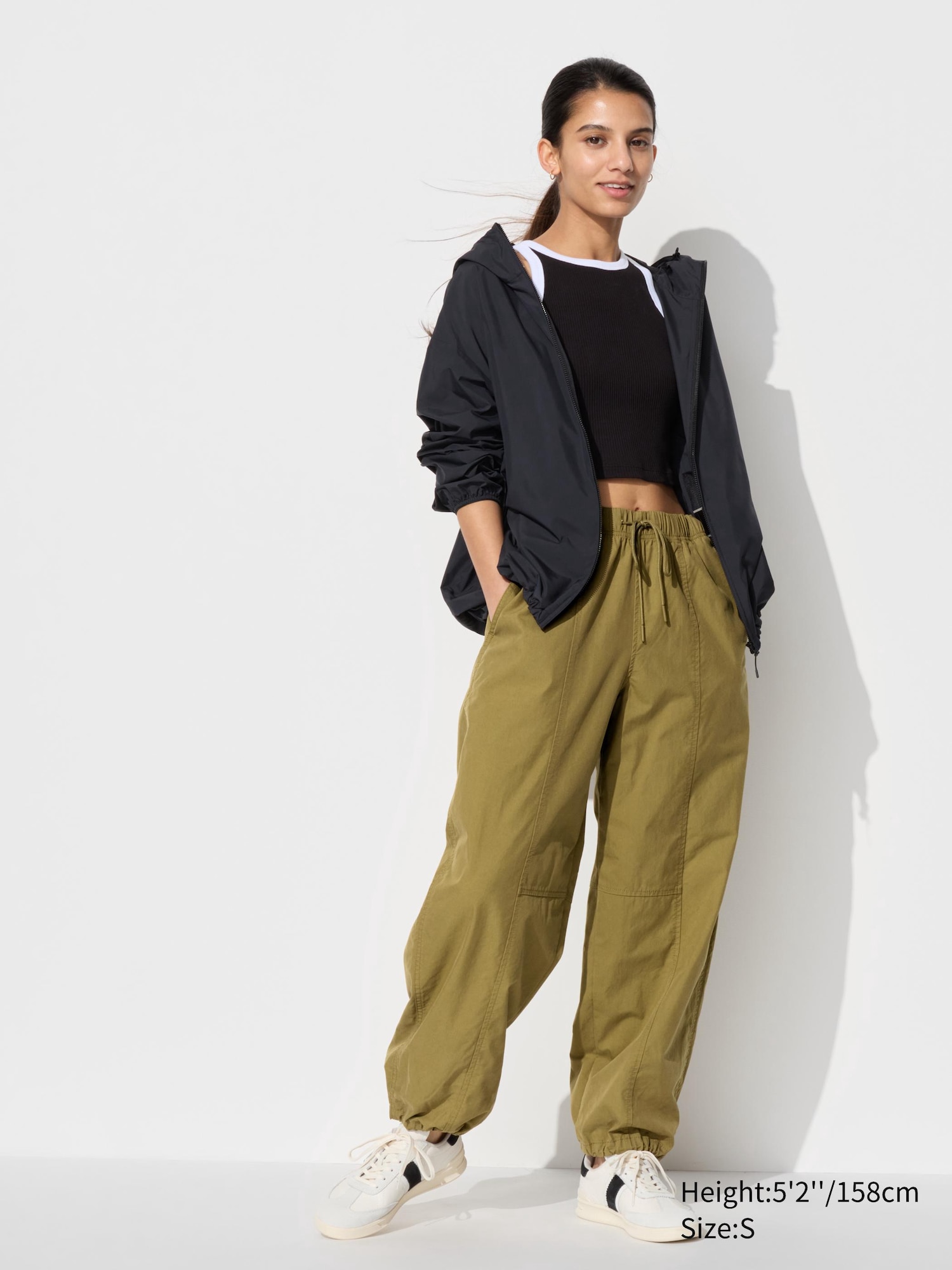 Women's Parachute Trousers (Short) | UNIQLO LT