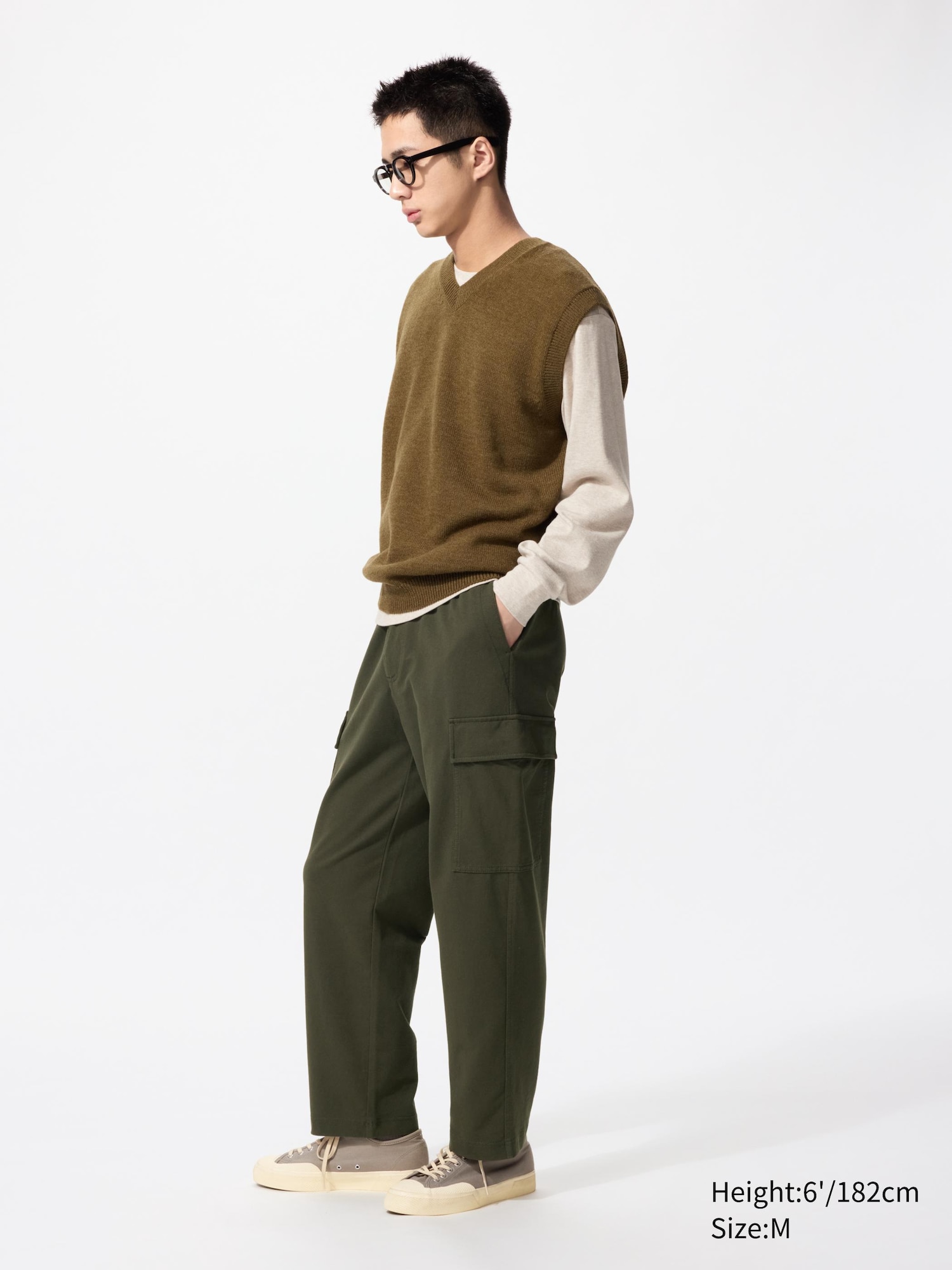 Men's Jersey Easy Cargo Trousers | UNIQLO CZ