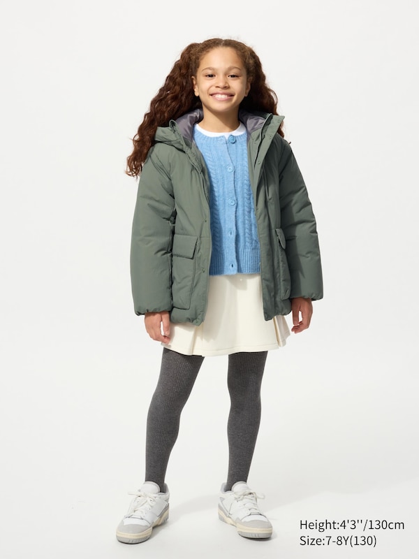 Parka híbrida plumas